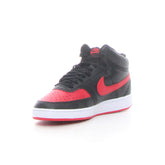 Court Vision Mid sneaker nero rosso | Boscaini Scarpe
