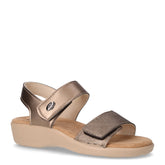 Sandalo in ecopelle con zeppa bronzo | Boscaini Scarpe