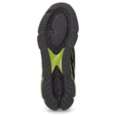 Gel Quantum 360 VIII sneaker in tessuto ed ecopelle nero verde | Boscaini Scarpe