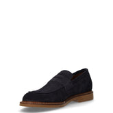 Mocassino in pelle blu | Boscaini Scarpe
