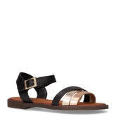 Sandalo nero platino | Boscaini Scarpe