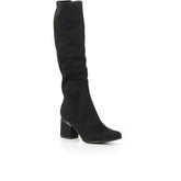 Stivale al ginocchio con tacco nero | Boscaini Scarpe