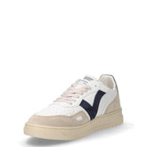 Sneaker in pelle ed ecopelle bianco grigio blu | Boscaini Scarpe