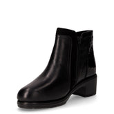 Tronchetto in pelle con zip nero | Boscaini Scarpe