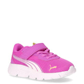 Flexfocus Modern sneaker in tessuto ed ecopelle bambina orchidea bianco | Boscaini Scarpe