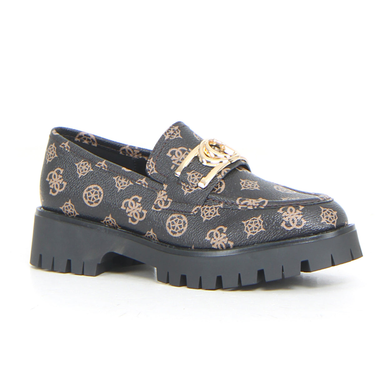 Mocassini Guess Hisoko Uomo | Punta Quadrata | Ecopelle | Suola Memory Foam | Nero - 2