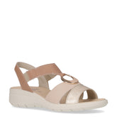 Sandalo con zeppa beige | Boscaini Scarpe