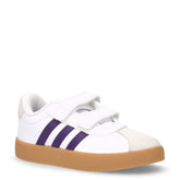 Vl court 3.0 Cf Ineakers in ecopelle bianco viola | Boscaini Scarpe