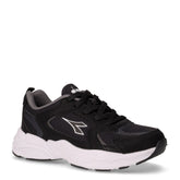 Alley gs sneaker in tessuto e ecopelle ragazzo nero - DIADORA BAMBINO | Boscaini Scarpe