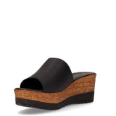 Ciabatta con zeppa nero | Boscaini Scarpe