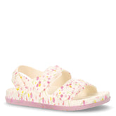 Sandalo in gomma bambina bianco ciliegia | Boscaini Scarpe