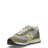 515 sneaker in tessuto ed ecopelle grigio verde | Boscaini Scarpe