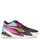 Dagger scarpa da basket in ecopelle e tessuto nero | Boscaini Scarpe