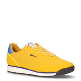 Domingo MIX sneaker in tessuto ed ecopelle giallo nero | Boscaini Scarpe
