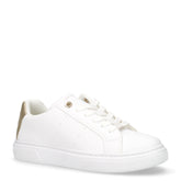 Sneaker in ecopelle bambina bianco platino | Boscaini Scarpe