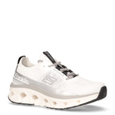 Aero sneaker in tessuto bianco argento | Boscaini Scarpe