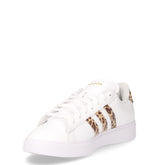 Grand Court 2.0 sneaker in ecopelle bianco leopardato | Boscaini Scarpe