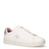 Sneaker in ecopelle bambina off white nude argento | Boscaini Scarpe