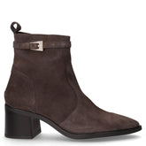 Tronchetto in pelle scamosciata fumo | Boscaini Scarpe