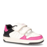 Washiba sneaker da bambina in ecopelle bianco fuxia - GEOX BAMBINO | Boscaini Scarpe