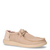 Stringata sportiva in tessuto beige | Boscaini Scarpe