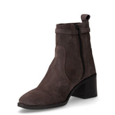 Tronchetto in pelle scamosciata fumo | Boscaini Scarpe