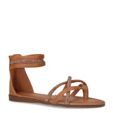 Sandalo con zip sabbia | Boscaini Scarpe