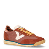 Sneaker in pelle e tessuto terra | Boscaini Scarpe