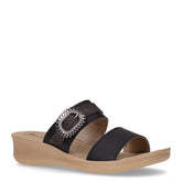 Ciabatta con zeppa nero | Boscaini Scarpe