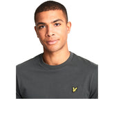 Plain T-Shirt gunmetal | Boscaini Scarpe