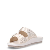 Ciabatta in ecopelle bianco oro | Boscaini Scarpe