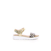Sandalo bambina platino | Boscaini Scarpe