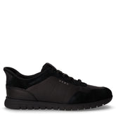 Flextridezero Plus sneakers in pelle ed ecopelle nero | Boscaini Scarpe
