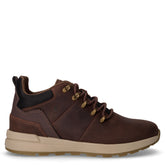 Dominic polacchino sportivo in pelle ed ecopelle marrone scuro | Boscaini Scarpe