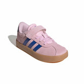 Vl Court 3.0 sneaker bambina in pelle rosa blu | Boscaini Scarpe