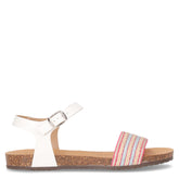 Sandalo bianco giallo | Boscaini Scarpe