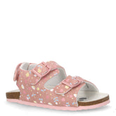 Felisetta sandalo in tessuto bambina rosa fiori | Boscaini Scarpe
