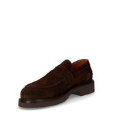 Mocassino in pelle scamosciata terra | Boscaini Scarpe