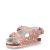 Felisetta sandalo in tessuto bambina rosa fiori | Boscaini Scarpe