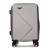 Trolley rigido 52 cm grigio argento | Boscaini Scarpe