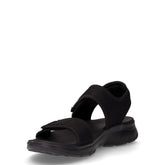 Summits Cute Mark sandalo in tessuto nero | Boscaini Scarpe