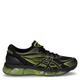 Gel Quantum 360 VIII sneaker in tessuto ed ecopelle nero verde | Boscaini Scarpe