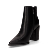 Tronchetto in ecopelle con zip nero | Boscaini Scarpe