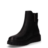 Stivaletto in ecopelle con zip nero | Boscaini Scarpe