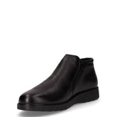Stivaletto in pelle con zip nero | Boscaini Scarpe