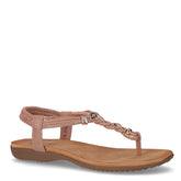 Sandalo infradito in ecopelle con strass rosa | Boscaini Scarpe