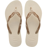 Flash sweet ciabatta infradito beige straw | Boscaini Scarpe