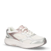 Go Run Consistent 2.0 Hi scarpa da running in tessuto ed ecopelle ragazza off white | Boscaini Scarpe