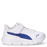 Flexfocus Modern sneaker in tessuto ed ecopelle bambino bianco blu | Boscaini Scarpe