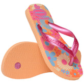 Kids flores infradito da bambina peach | Boscaini Scarpe